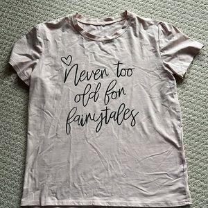 Light pink t-shirt.  Size L.